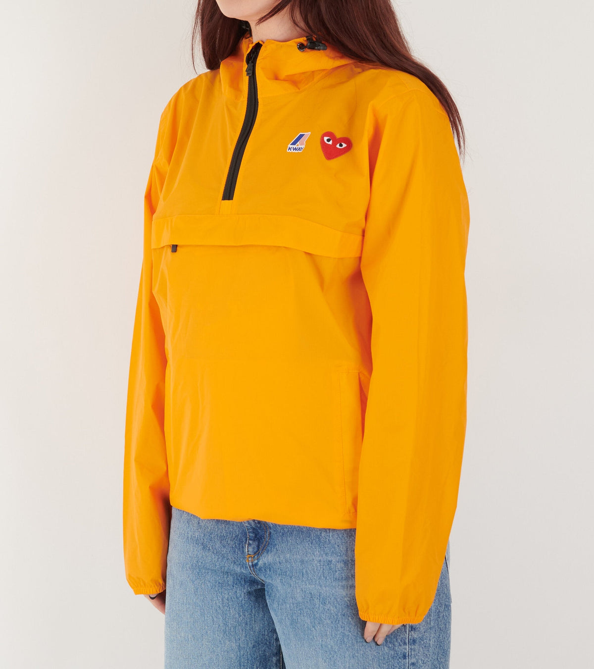K-WAY Packable Half Zip Anorak Orange