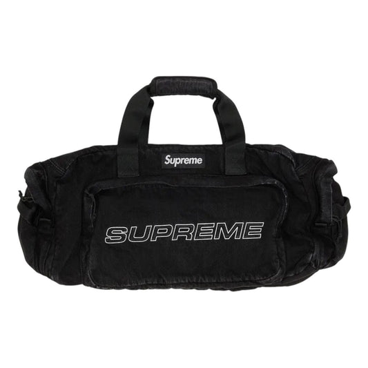 Supreme Denim Duffle Bag 'Black' FW25B2-BLACK