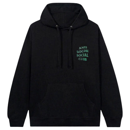 ANTI SOCIAL SOCIAL CLUB GLITCH HOODIE BLACK