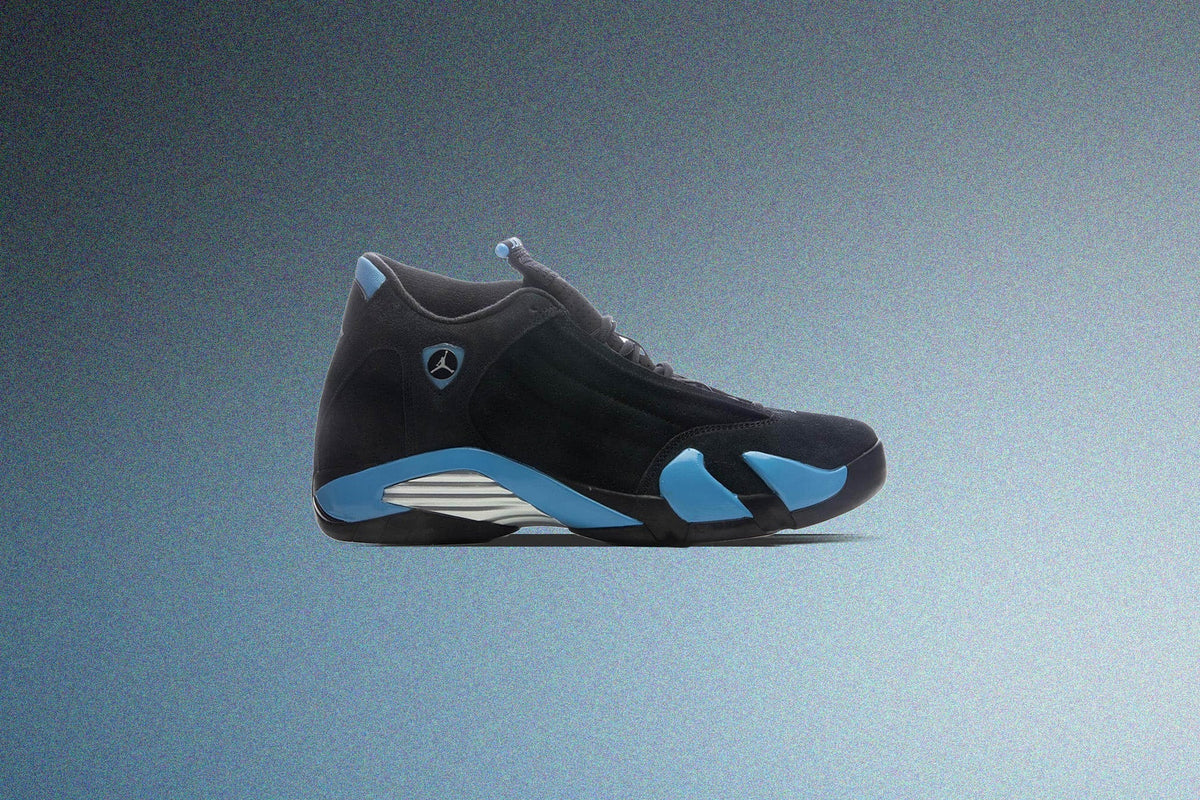 Air Jordan 14 Retro 'University Blue' - Black/White/University Blue