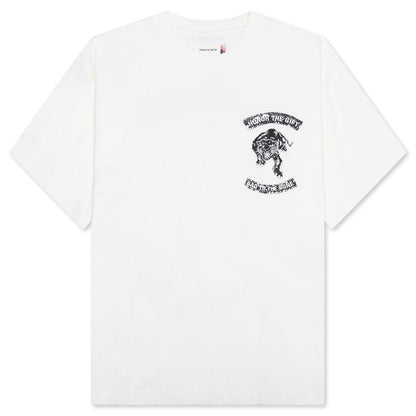 Bad To The Bone Tee - White