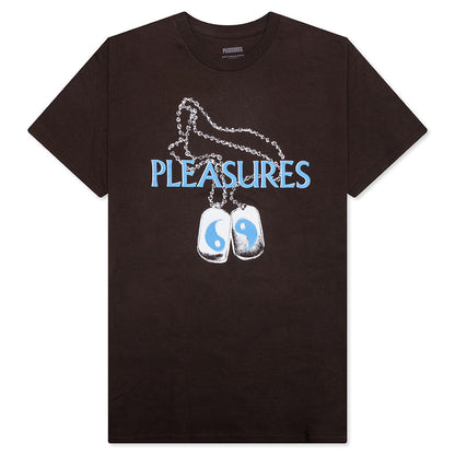 Dog Tags T-Shirt - Brown