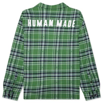 Flannel Check Shirt - Green
