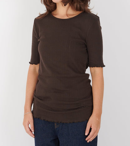 Edie Tee Dark Brown