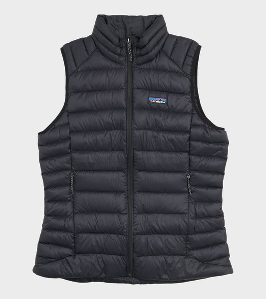 W's Down Sweater Vest Black
