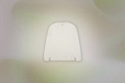 Wordmark L/S Tee - Oatmeal Heather