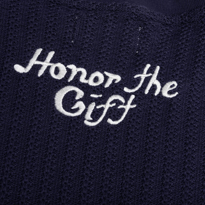 Knit Box Tee - Navy