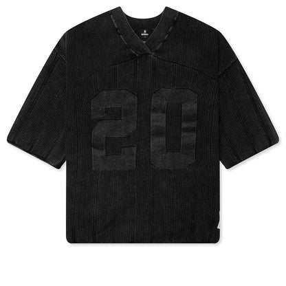 Knitted Varsity Jersey - Vintage Grey