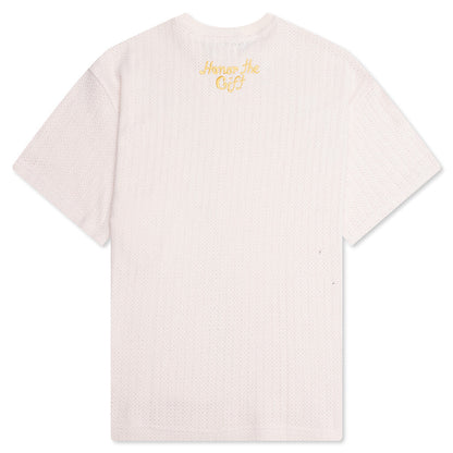 Knit Box Tee - Bone
