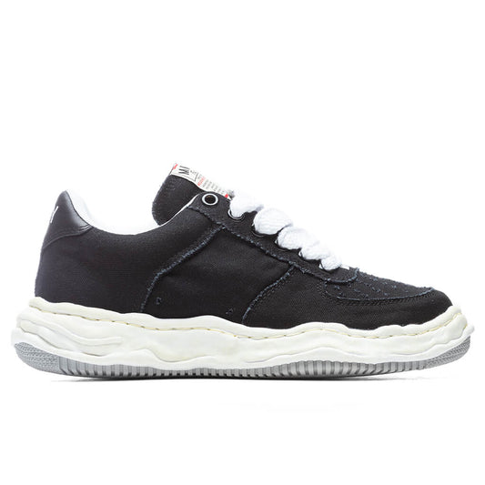 Wayne Low OG Sole Washed Canvas Sneaker - Black