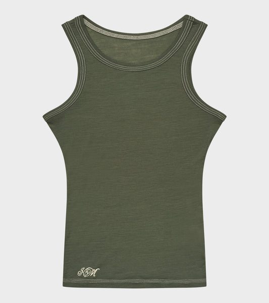 Milo Top Grey/Green Melange