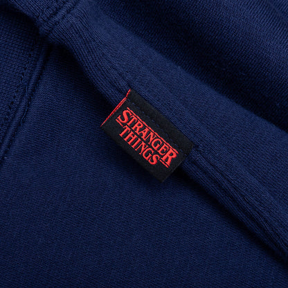 Nike x Stranger Things Fleece Crew - Midnight Navy/Soft Yellow