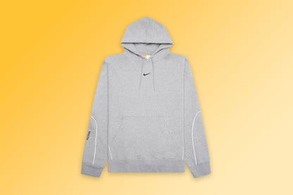 Nike x NOCTA Fleece CS Hoodie - Heather Grey/Matte Silver/Black