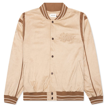Oil Head Varsity - Tan