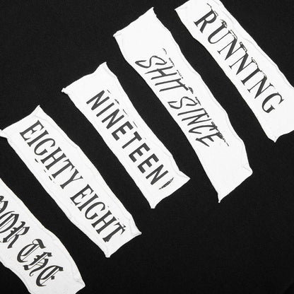 Running Shit Since 1988 Zip Hoodie - Black