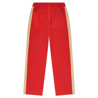 Panel Track Relaxed Pant - Red