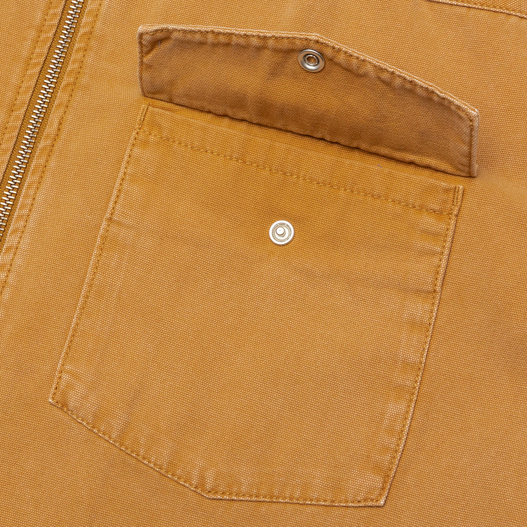 Washed Canvas Work Shirt - Gold