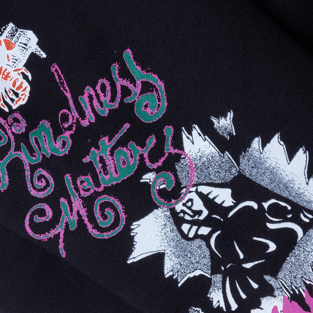 Winter 25 Test Print Hoodie - Black