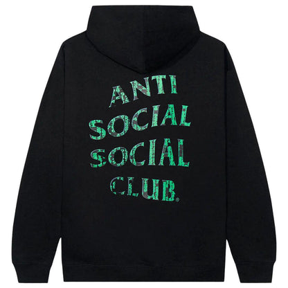 ANTI SOCIAL SOCIAL CLUB GLITCH HOODIE BLACK