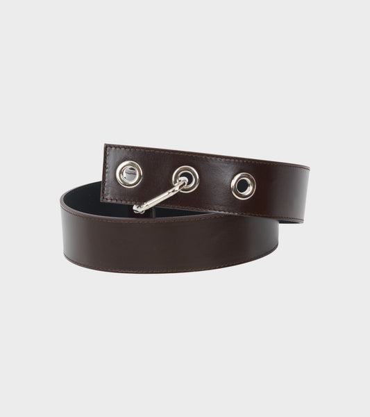 Hoop Belt Dark Brown