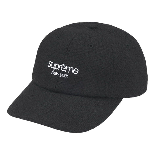 Supreme FW25 Harris Tweed® 6-Panel 'Black' FW25H118-BLACK
