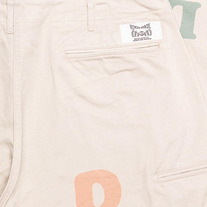 Military Print Chino - Beige