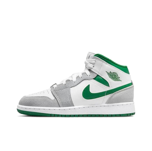 JORDAN 1 MID SE GREY GREEN GS