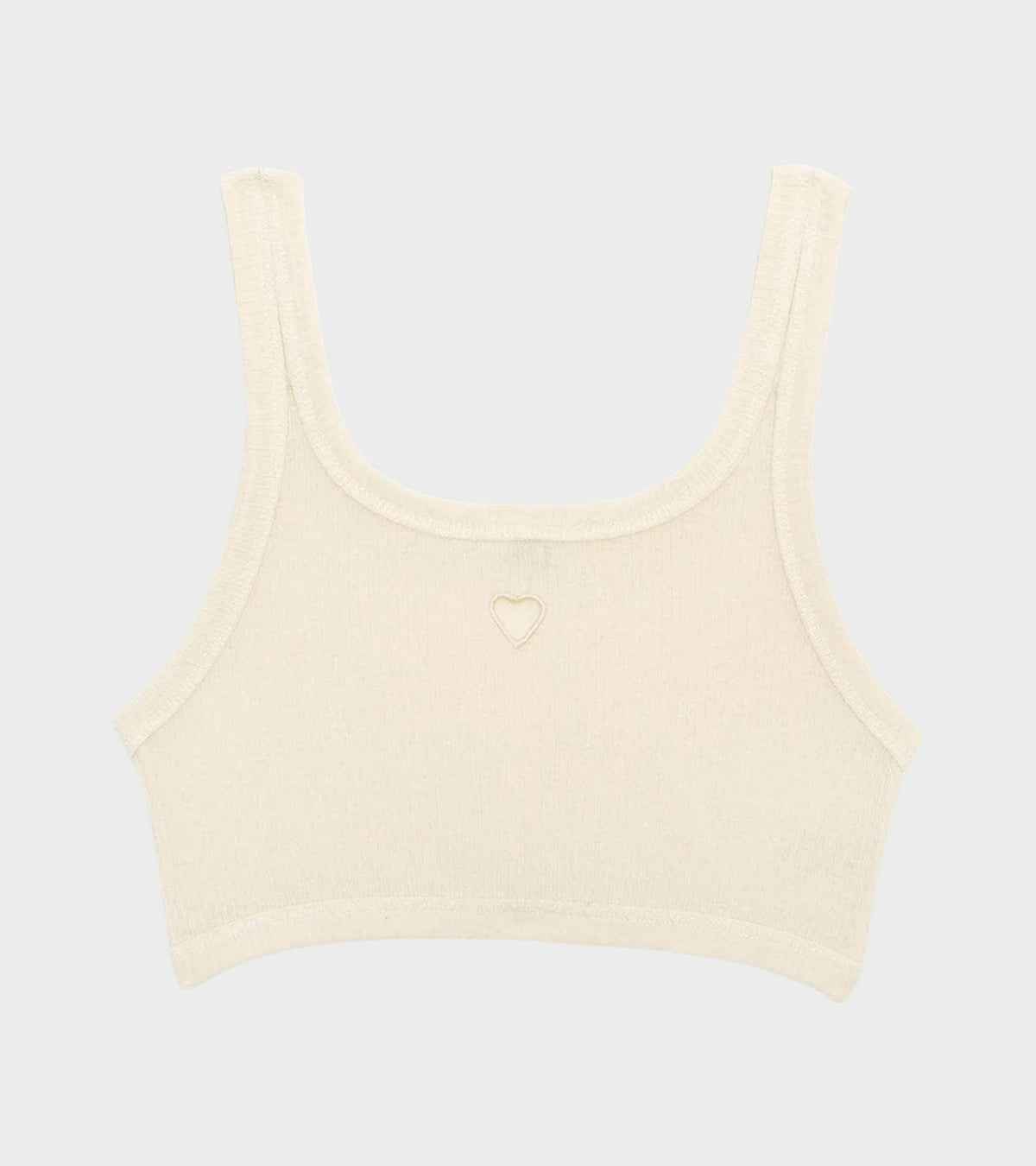 Heart Bra Undyed