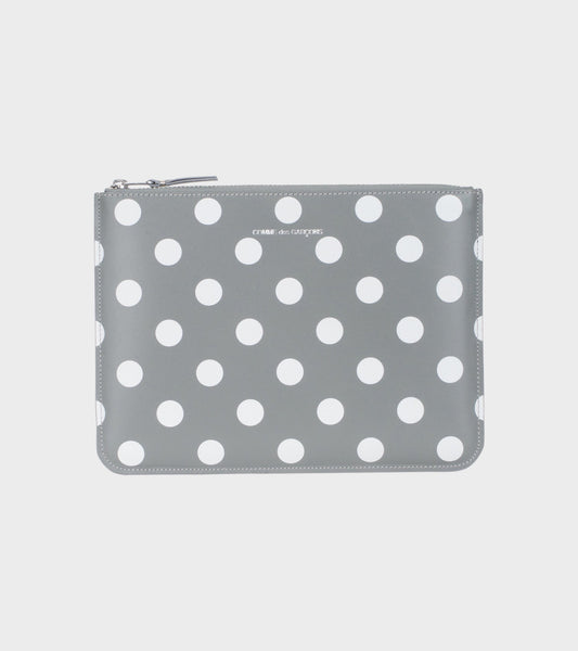 Dots Clutch Grey/White