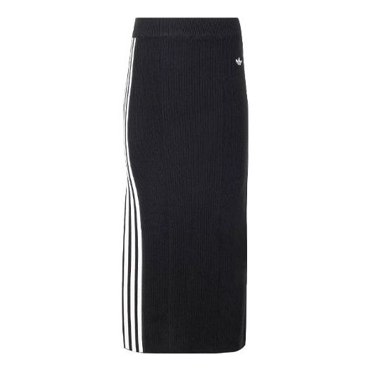 (WMNS) adidas Originals Premium Knit Skirt Asia Sizing 'Black' JI7054