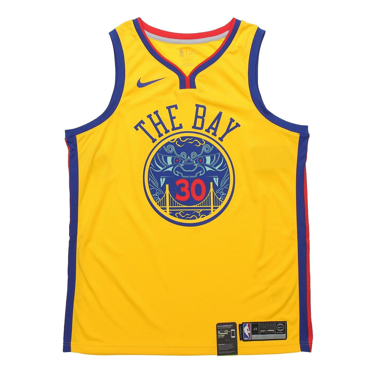 Nike NBA 30 golden state warriors stephen curry Jersey Yellow 912101-728