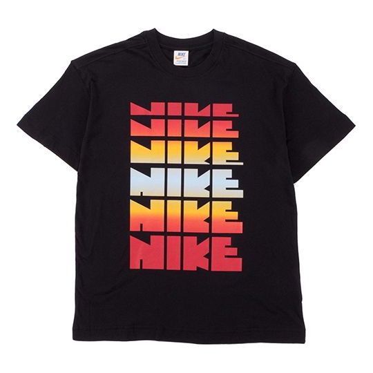 Nike Rainbow Alphabet Short Sleeve Black BV7634-010