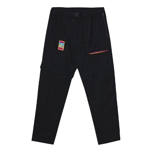 adidas originals Snow Mountain Series Retro Casual Sports Long Pants Black GV0932