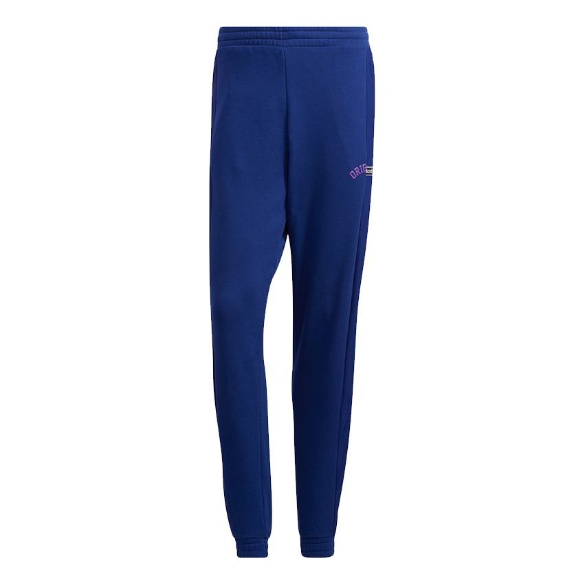 Men's adidas originals Mr Sweatpant Casual Breathable Sports Bundle Feet Long Pants/Trousers Blue HC0360