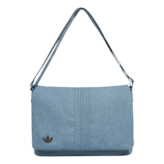 adidas Originals Embossed Trefoil Logo Shoulder Bag 'Sky Blue' LD6378