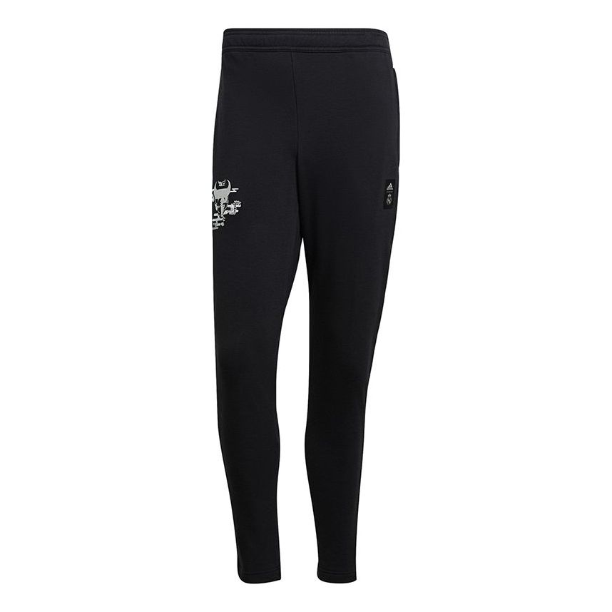 adidas Real Cny Sw Pnt Real Madrid Soccer Trousers For Men Black GL0043