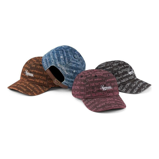 Supreme Multi Type Jacquard Denim 6-Panel 'Multi-Color' SUP-FW22-1026
