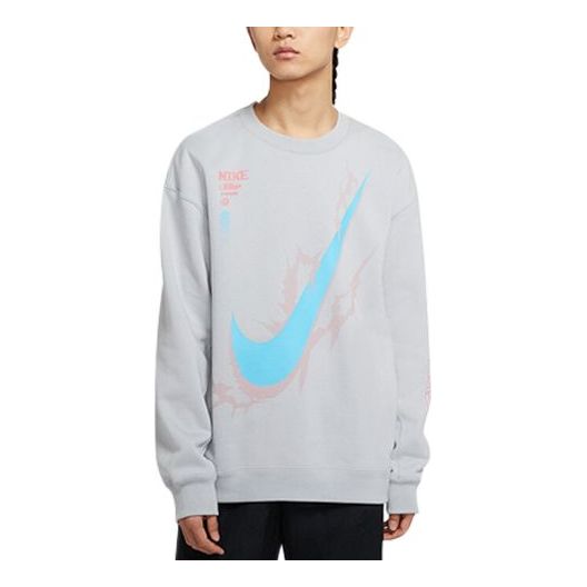 Nike x LPL Crossover Knit Round Neck Pullover Gray DA5005-021