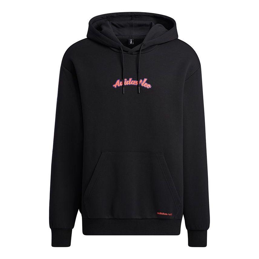 adidas neo M Ssfv2 Basketball Printing Sports Pullover Black GT0250