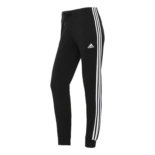 (WMNS) adidas W 3s Ft C Pt Sports Running Training Gym Knit Bundle Feet Long Pants/Trousers Autumn Black GM8733