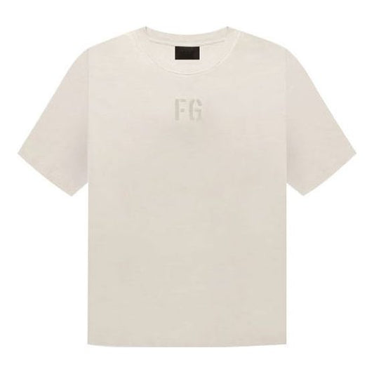 Fear of God the-seventh-collection FG Tee Vintage Concrete White FOG-FW20-014