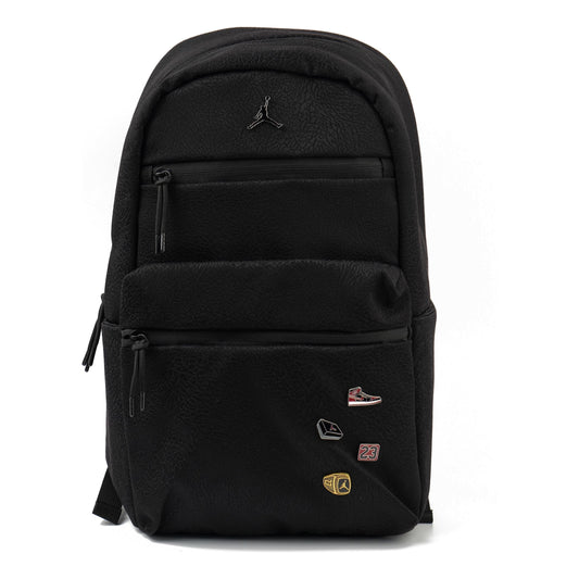 Air Jordan Pin Backpack 'Black' 9A0090-023