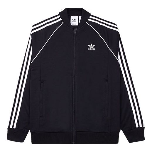 adidas originals Track Sports Stand Collar Jacket Black CW1256