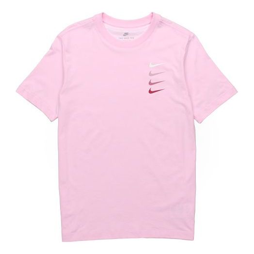 Nike Logo Sports Short Sleeve Pink DC2716-630