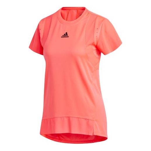 (WMNS) adidas Training Round Neck Sports Running Short Sleeve Pink T-Shirt GL6923