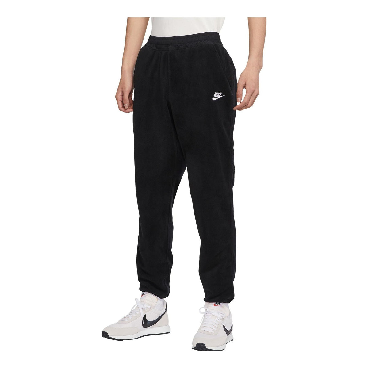 Men's Nike Sportswear Solid Color Casual Breathable Sports Pants/Trousers/Joggers Black DM1224-010