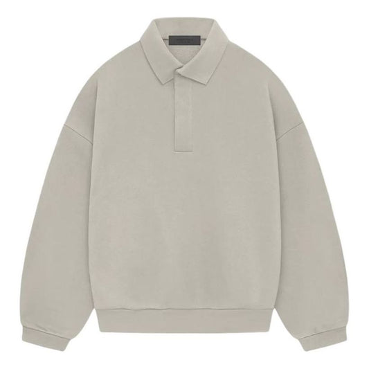 Fear of God Essentials Long-Sleeve Polo Shirt 'Seal' 192SP244395F