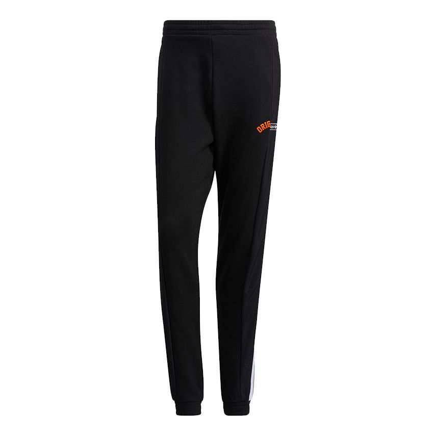 Men's adidas originals Mr Sweatpant Casual Bundle Feet Sports Side Stripe Long Pants/Trousers Black HC0359