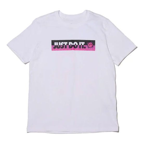 Nike Sportswear Letter Printing Sports Male White DD1277-100