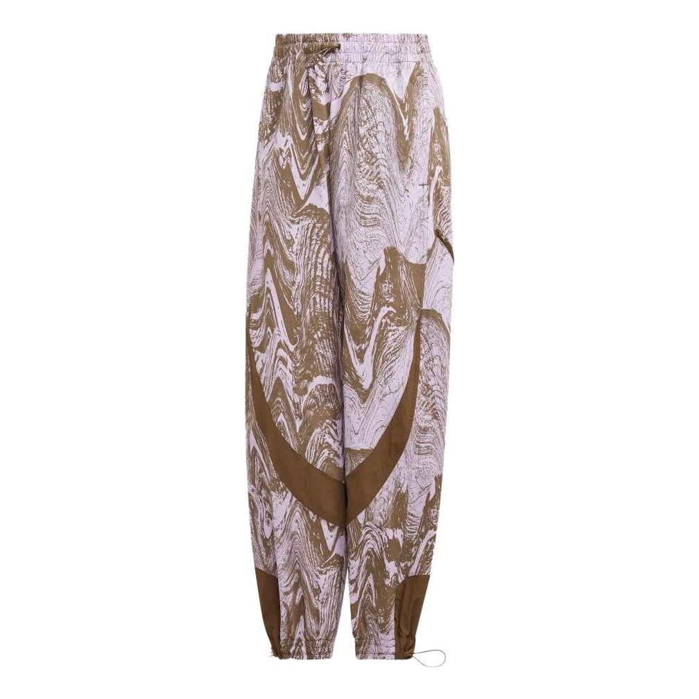 (WMNS) adidas By Stella McCartney Truecasuals Woven Track Pants 'Purple Brown' IB5096